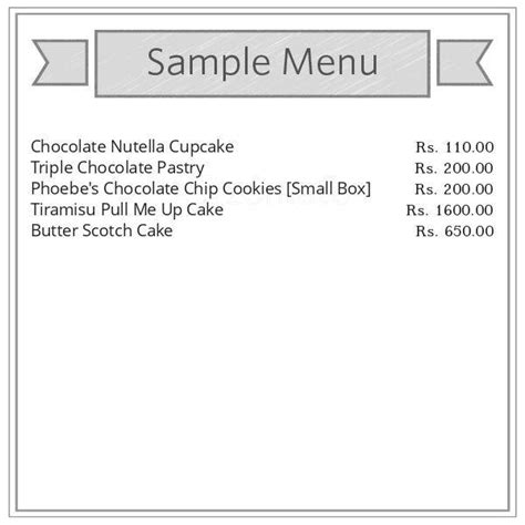 cake dior menu with prices.